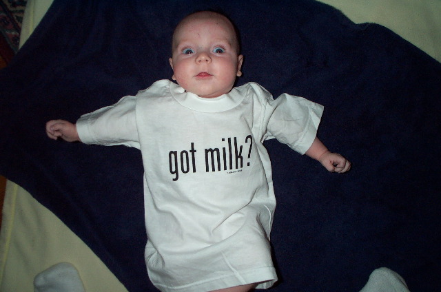 Demonic "Got Milk" Baby