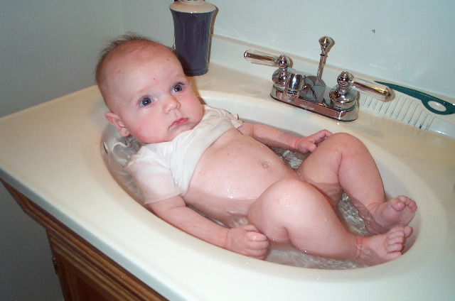 I cannot believe you put me in the sink!
