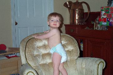 The diaper doesn't do much for my butt, does it?