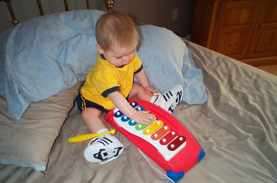 Xylophone and shoes