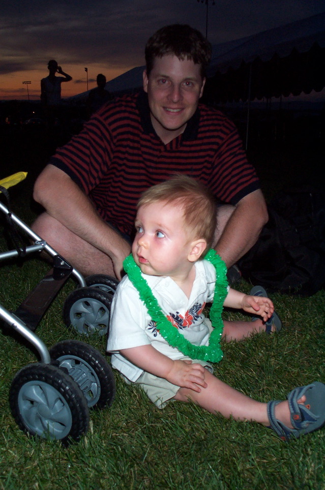 Jack and Scott at PSU's fireworks