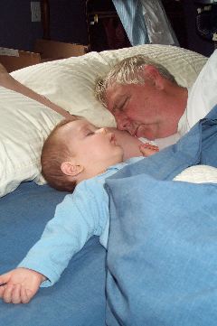 Papaw and his boy