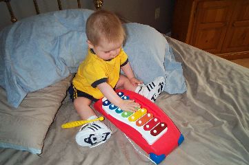 Xylophone and shoes