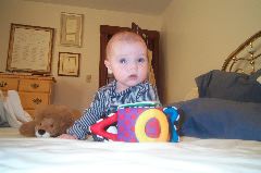 Sitting up by myself