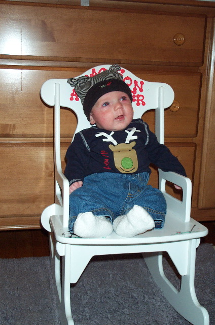 I am SO cute in my chair!