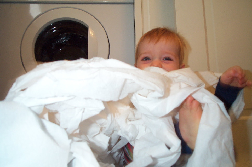 Cleary, daddy is babysitting