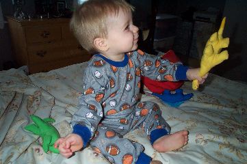 Jack and his dinosaurs